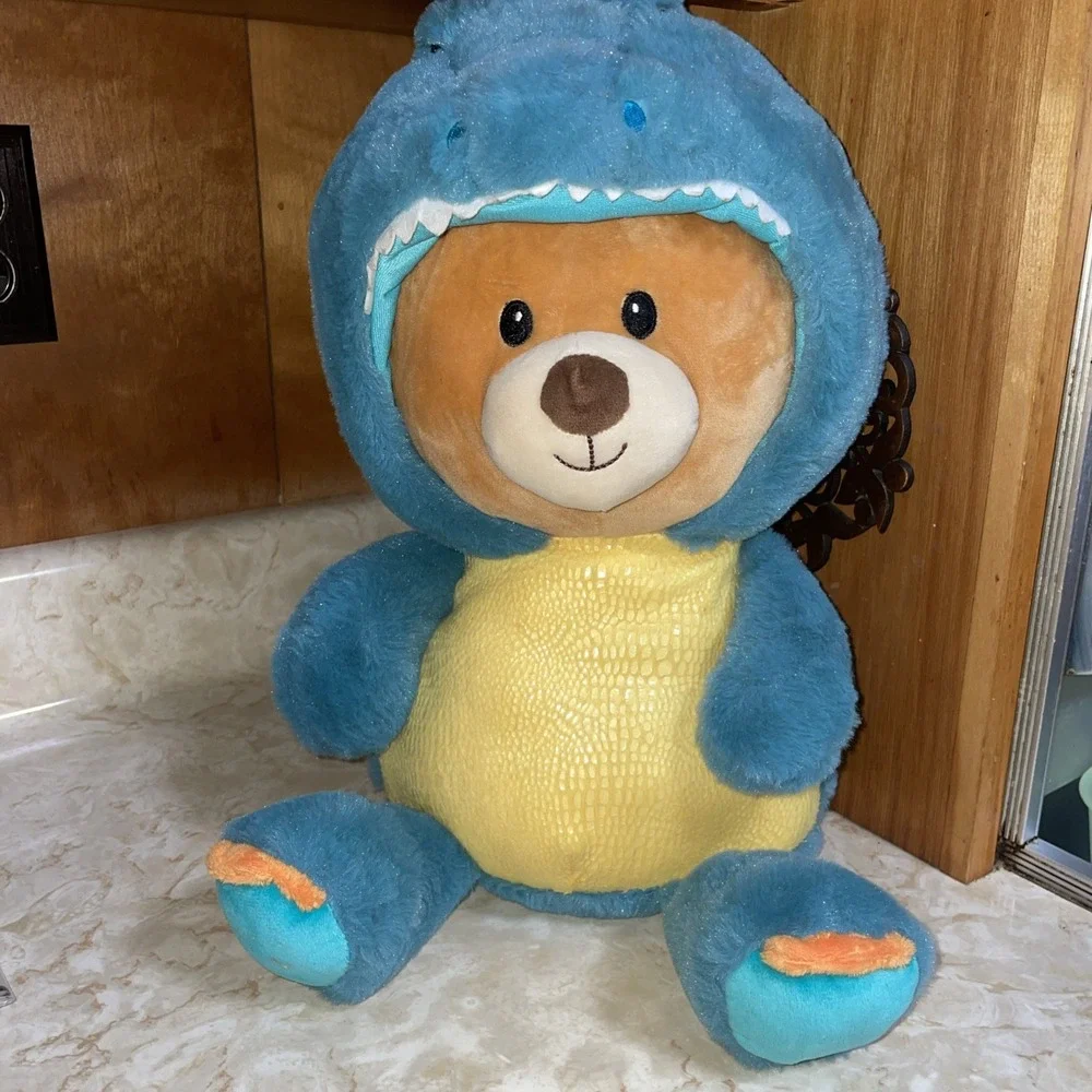 SPARK Create Imagine Stuffed Teddy Bear W/ Dinosaur‎ Costume Bear Plush Toy 19